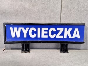 Ramka do wsuwanej tablicy kierunkowej Autosan Ramzes, wymiary 66 x 16 cm wysokości