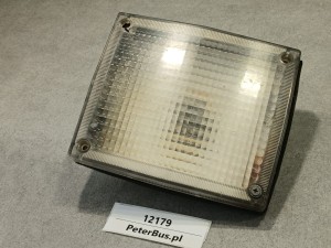 Lampa, światło cofania tylna AUTOSAN Lider, biały klosz, ZEM nr 106 8802, wymiary 15 cm x 17 cm, światło wsteczne 