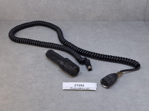 21592, Mikrofon autobusowy 5 PINów, GWARANCJA 100% sprawności, kabel, włącznik ON OFF (5).jpg