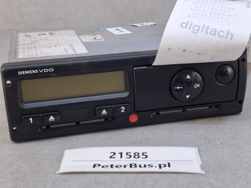 21585, Tachograf cyfrowy GWARANCJA 100% sprawności SIEMENS VDO typ 1381, nr A 001 446 25 33, zasilanie 24V, wymiana baterii 04 (4).jpg