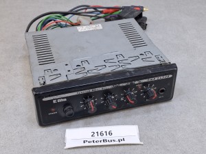 Wzmacniacz autobusowy Powered Mixer Bus, panel sterowania dźwiękiem Eltra PMB 2x50B, radio, video, mikrofon  - GWARANCJA 100% sprawności, 12V 