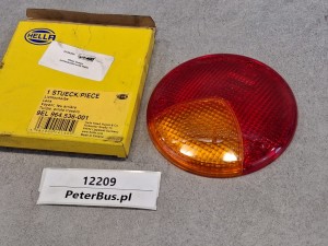 Klosz tylnej lampy HELLA 9EL 964.536-001, BOVA Futura lampa tył, tylny klosz, dzielone światło kierunkowskaz  - NOWY -  