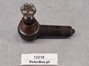 Końcówka drążka gwint krótkiego ramienia fi 18 mm, długość długiego ramienia 80 mm, fi 28 mm 