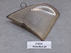 Mercedes VARIO, światło odblaskowe, narożnik, trójkąt, odblask, wypełnienie świateł autobusowych, mocowany na sprężynę, nr 670 826 00 40, zaślepka, LEWA strona przód, BEGEL