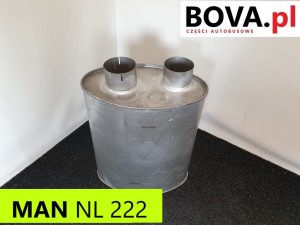 Tłumik do autobusu miejskiego MAN NL 222, fabrycznie NOWY, wysokość 60 cm