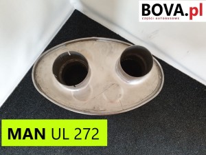 Tłumik do autobusu miejskiego MAN UEL 272, fabrycznie NOWY, wysokość 60 cm