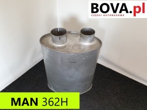 Tłumik do autobusu miejskiego MAN 362H, 11967 ccm, fabrycznie NOWY, wysokość 60 cm
