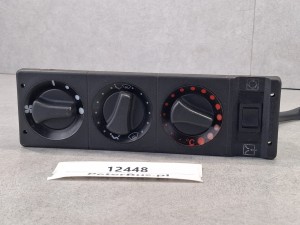 Panel sterowania AURORA, regulacji nawiewów na szybę i kierowcę, nr CBM 335-500-0005, MAN, 3 pokrętła