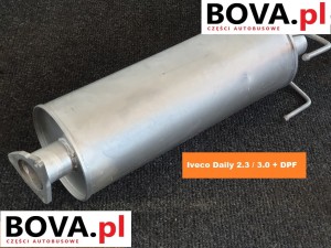 Tłumik Iveco Daily 2.3 oraz 3.0 z DPF, modele od 2006 wzwyż, fabrycznie NOWY