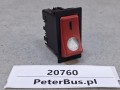 20760, Przycisk, klawisz, włącznik świateł awaryjnych, symbol trójkąta, DAV 24602, 10 PINów, czerwony klawisz  (5).jpg