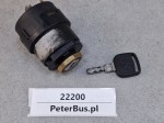 Stacyjka zapłonu SETRA S315 HD, GT-HD, stary typ, kwadratowe kluczyki, nr 52046, PA86-M40 , 6 PINów