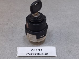 Stacyjka zapłonu autobusu BOVA Futura nr 205 006 01, 9 PINów