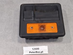Kaseta klapy kufra bagażowego NEOPLAN N316, Autosan, wymiary 16 x 14 cm - USZKODZONE gniazdo żarówki 