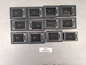 Kratka nawiewu, regulowana, zamykana, nad pasażerem, nawiew powietrza, wymiary 11 x 7,5 cm, Mercedes O550 Integro