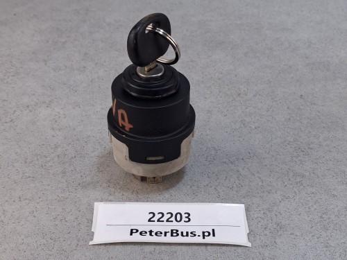22203, Stacyjka zapłonu autobusu BOVA Futura EURO 3 wraz z kluczykiem,  DELPHI nr 50988, 10 PINów  (1).jpg