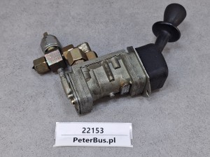 Rączka, zawór hamulca ręcznego BOVA Futura EURO 3, nr  9750030104 , WABCO nr 9617210110 