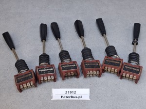 Manetka, rączka hamulca elektrycznego TELMA, SEUFFER 635 nr 81.25505.6131, MAN, 8 PINów, 