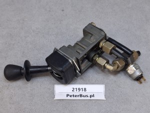 Rączka, zawór hamulca ręcznego BOVA Futura EURO 3, nr  9750030104, WABCO nr 9617210110 