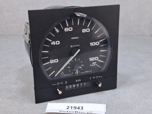 Tachograf analogowy Mannesmann VDO Typ 1318.27, na kluczyk, 24V, kwadratowy przód, rok 2000, nr 85 27 101 6412, na tarczkę