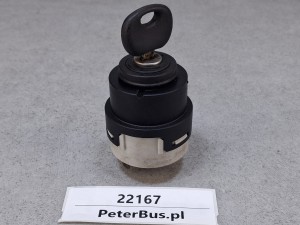 Stacyjka zapłonu autobusu BOVA Futura EURO 3 wraz z kluczykiem,  DELPHI nr 50988, 10 PINów 