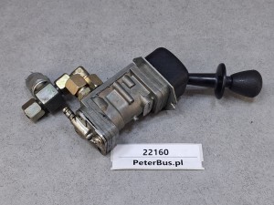 Rączka, zawór hamulca ręcznego BOVA Futura EURO 3, nr  9750030104, WABCO nr 9617210110, hamulec ręczny BOVA 