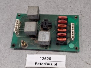 Płytka sterująca elektro nr 0184.3.301 BS - VAN HOOL 915 TL, przekaźniki, złącza bezpieczników