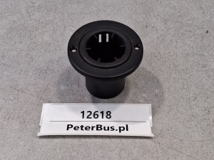 Gniazdo, uchwyt na cienki mikrofon autobusowy, osłona otworu na mikrofon w desce rozdzielczej, średnica zewnętrzna 6 cm