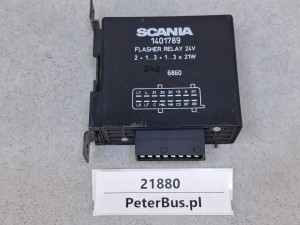 Sterownik, przekaźnik, przerywacz kierunkowskazów SCANIA 1401789, autobus Irizar Century