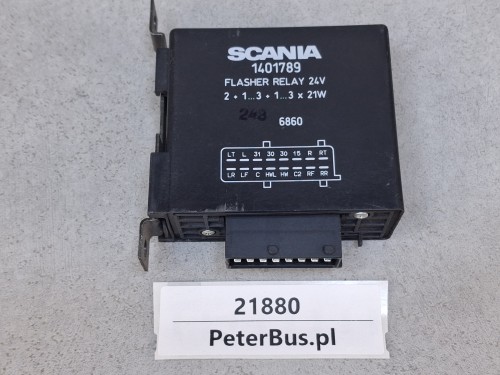 21880, Sterownik, przekaźnik, przerywacz kierunkowskazów SCANIA 1401789, autobus Irizar Century (6).jpg