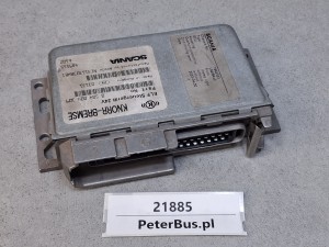 ELF elektroniczne sterowanie zawieszeniem KNORR-BREMSE nr 0 504 004 109, SCANIA nr 489555, KNORR nr 0504004109, typ L94|B4x2, ECU przód, przyklęk prawy, 2003 rok