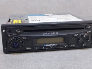 Radio autobusowe, odtwarzacz płyt BLAUPUNKT CRD 41, 24V, nr 7 607 005 031, 100% sprawny - GWARANCJA - 