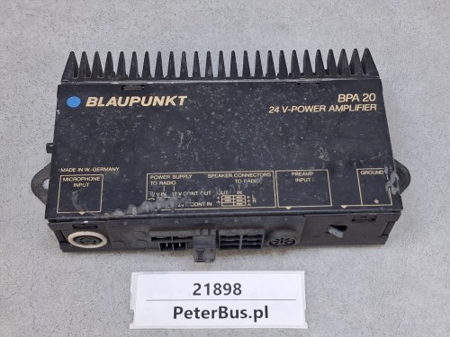 21898, Wzmacniacz audio BLAUPUNKT BPA 20, 24 V, nr 7 607 801 001, BP7801W9957539  - 100% GWARANCJA sprawności (6).jpg