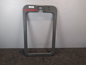 Ramka wewnętrzna szyberdachu autobusu, montażowa, od strony pojazdu, wymiary długość 98,5 x 61,5 cm szerokość, oryginał, szary kolor, ramka luku dachowego 