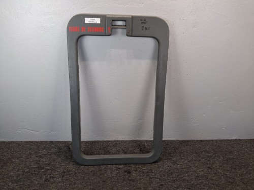 12646, Ramka wewnętrzna szyberdachu autobusu, montażowa, od strony pojazdu, wymiary długość 98,5 x 61,5 cm szerokość, oryginał, szary kolor, ramka luku dachowego  (3).jpeg