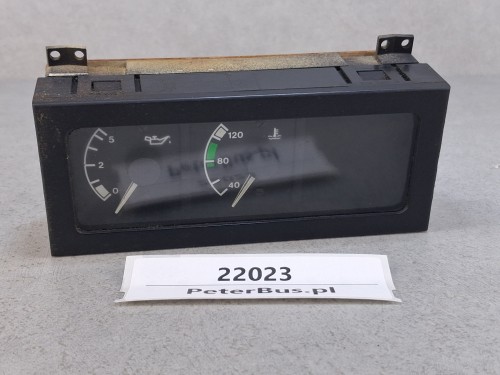 22023, Zestaw zegarów, 2 zegary MAN 81.27202.6094, VDO 110.801010008, ciśnienie oleju, temperatura cieczy  (5).jpg