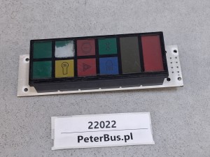 Zestaw kontrolek pulpitu MERCEDES-CITARO VDO nr 1521.72.033.01, 