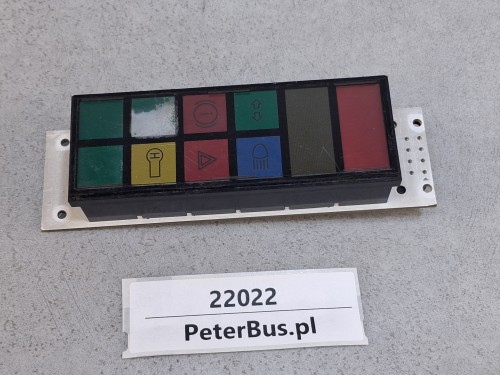 22022, Zestaw kontrolek pulpitu MERCEDES-CITARO VDO nr 1521.72.033.01,  (1).jpg