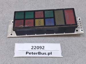 Zestaw kontrolek pulpitu MERCEDES-CITARO VDO nr 1521.72.033.01