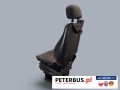 12667, Fotel pneumatyczny kierowcy autobusu SETRA S315, model ISRI, pas bezpieczeństwa, pneumatycznie regulowany, manualna regulacja odległości od kierownicy, widoczne ślady użytkowania, przetarci (5).jpg