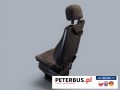 12667, Fotel pneumatyczny kierowcy autobusu SETRA S315, model ISRI, pas bezpieczeństwa, pneumatycznie regulowany, manualna regulacja odległości od kierownicy, widoczne ślady użytkowania, przetarci.jpg
