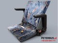 12689, Fotel pilota, drugiego kierowcy AUTOSAN Cezar, Lider, składane siedzisko, dwa podłokietniki, używany (5).jpg