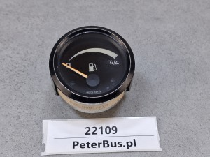 Wskaźnik poziomu paliwa SETRA S 315, MOTOMETER nr 7.721.009.000, nr 609 060 7010, 24V, nr 7721009000, 6090607010, 609.060.7010