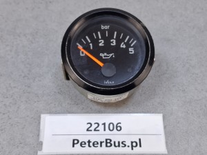 Wskaźnik, zegar ciśnienia oleju nr 644 060 7010, SETRA S315, nr 7.721.011.000