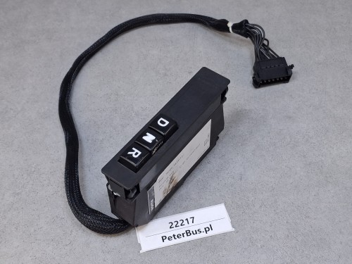 22217, Selektor DNR VOITH Gear Range Selector ECU-E33, 2007 rok produkcji, nr A1197-931-02, nr 01-G01.03-15000135211, kostka 14 PINów, poziome ułożenie na desce (6).jpg