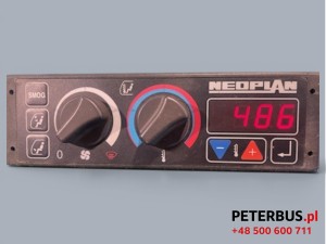 Panel sterowania, sterownik klimatyzacji, ogrzewania i nadmuchów NEOPLAN BADER 1808.126.11, KR486, 24VDC, 0486.1A01.03190.459, GWARANCJA 100% sprawności