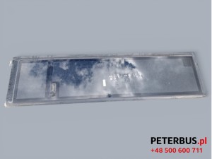 Skrzydło drzwi autobusu SETRA S 315, szklane, wymiary szyby: szerokość 56,5 x 252 cm, wymiary całości wysokość 273,5 x 68,5 cm szerokości (z uszczelką)