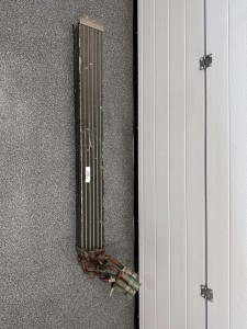 Grzejnik autobusowy długość 130 cm, aluminiowy z miedzianymi rurami