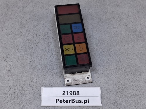 21988, Zestaw kontrolek pulpitu MERCEDES-CITARO VDO nr 1521.72.033 (5).jpg
