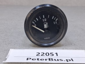 VDO nr 301 040 001 wskaźnik poziomu paliwa BOVA EURO 3, Autosan Ramzes nr 301040001, nr 999040024, 24 V, zakres 3-180 ohm
