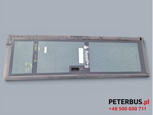 Drzwi tylne Mercedes Conecto O345, prawe skrzydło otwierane do przodu pojazdu, wymiary ok. 218 x 67,5 cm (z uszczelkami), wymiary szyby 206,5 x 54 cm, oryginał, używane